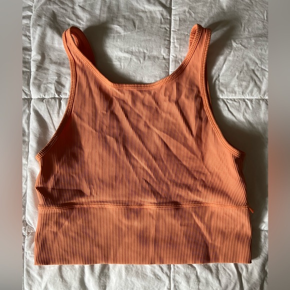 Lululemon pivot tank in orange, no tags but fits like an 8/10! - Picture 2 of 3